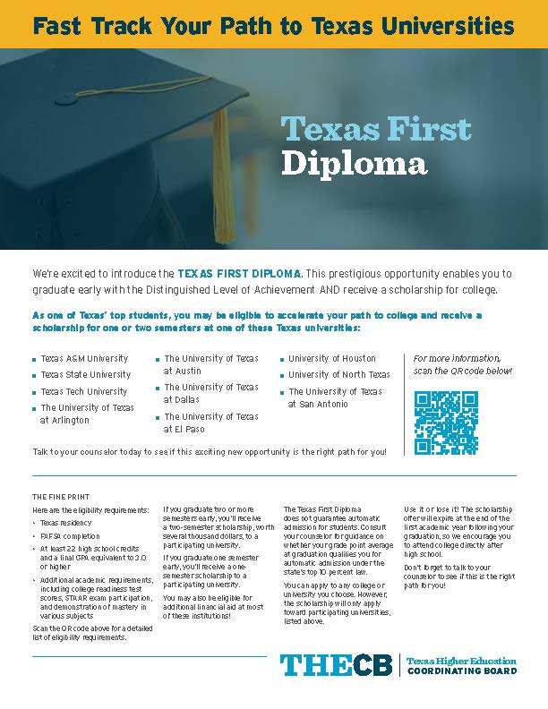 Texas First Diploma 